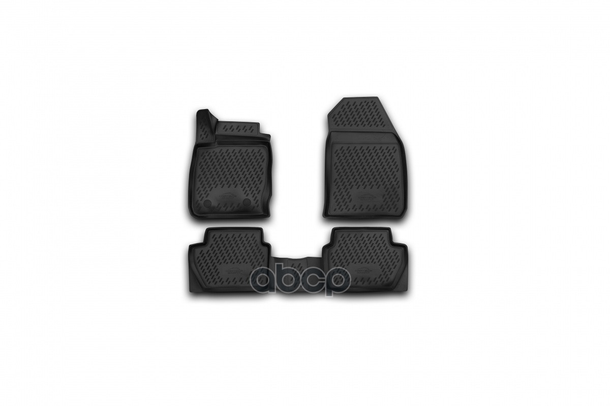 Коврики 3D в салон FORD Ecosport, 2014 - 2018, 2018 -, 4 шт. (полиуретан) / Форд Экоспорт ELEMENT арт. CARFRD00025k