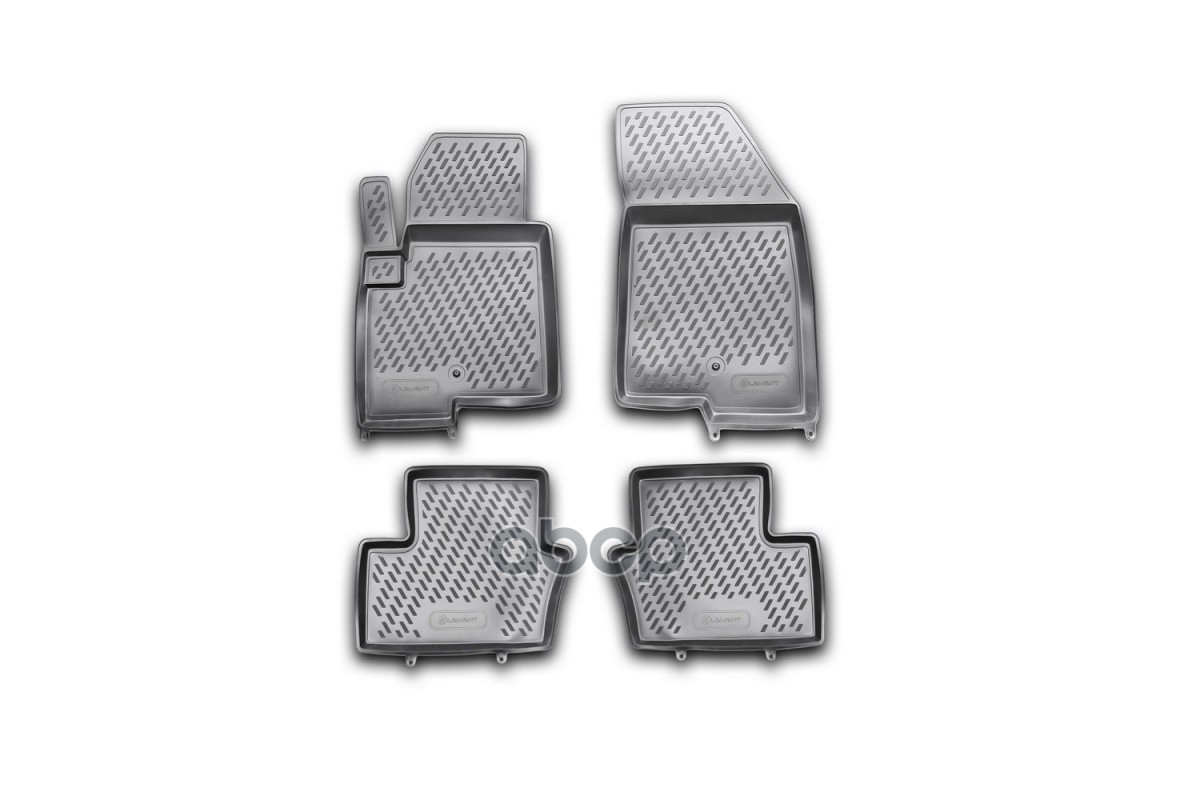 Коврики в салон для JEEP Compass (Ip, Ip2) 2010-2016, 4 шт. (полиуретан) / Джип Компас ELEMENT арт. CARJEP00003h