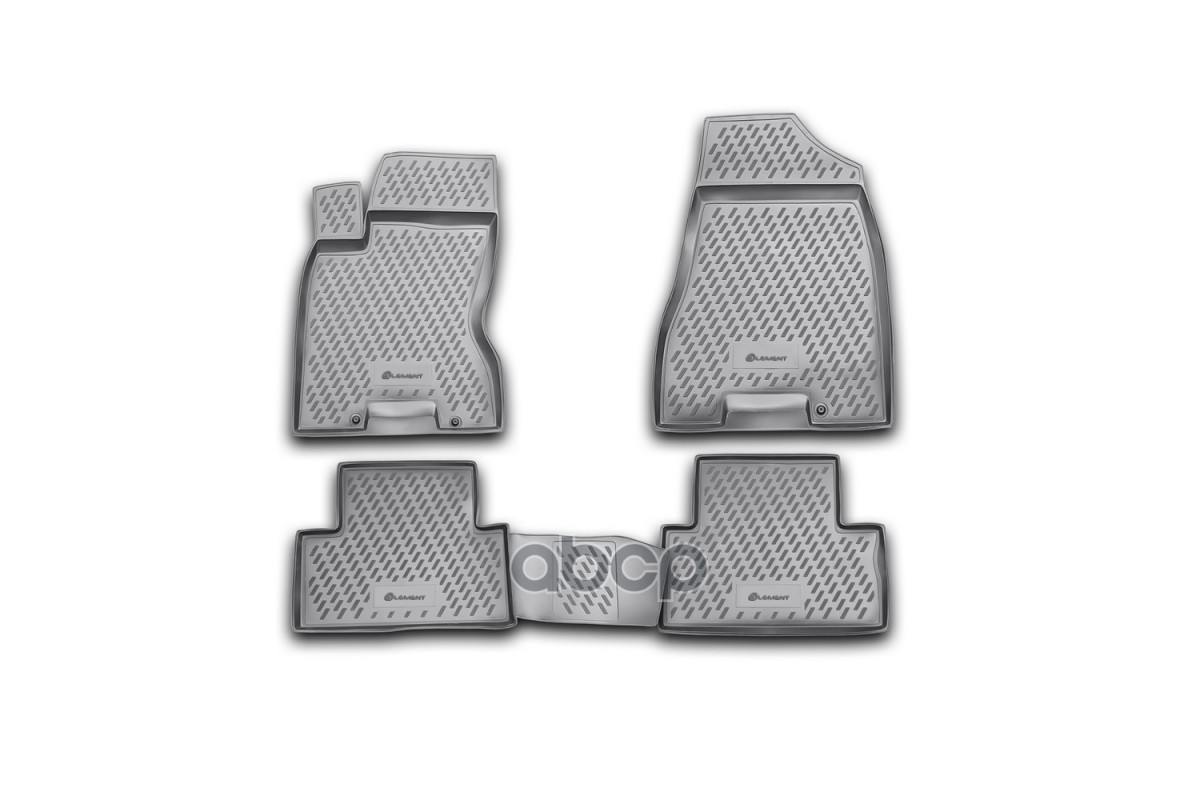 Коврики В Салон Подходит Для Nissan X-Trail T31 (Ii, Iip), 2007-2013, 4 Шт. (Серые) / Ниссан Х Трейл ELEMENT арт. CARNIS00031g