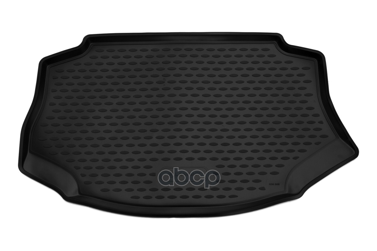 Коврик в багажник для NISSAN Leaf 2010-2017, 1-е поколение, (ZE0), 5-дверей хетчбек, с усилителем звука, (Европа), 1 шт. (пол...