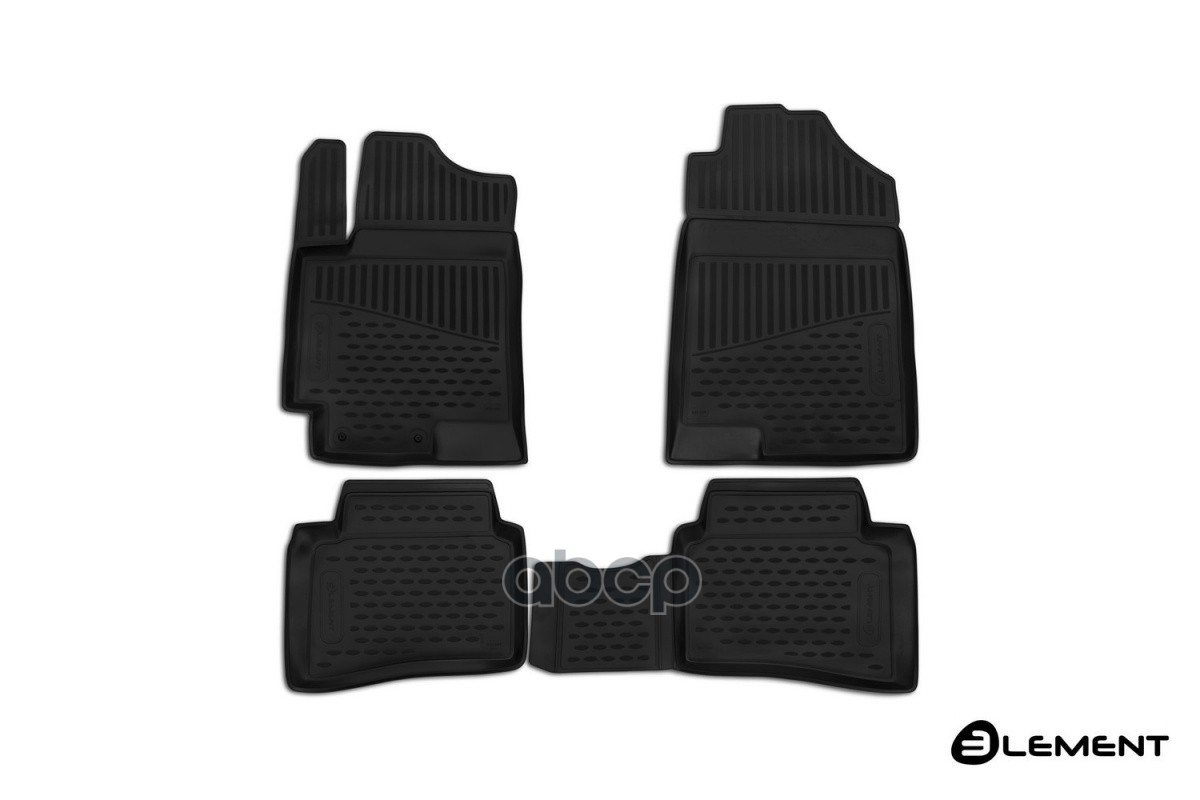 Коврики в салон для HYUNDAI Solaris (II, IIp) 2017-, Comfort, 4 шт. (полиуретан) / Хендай Солярис ELEMENT арт. ELEMENT2065210