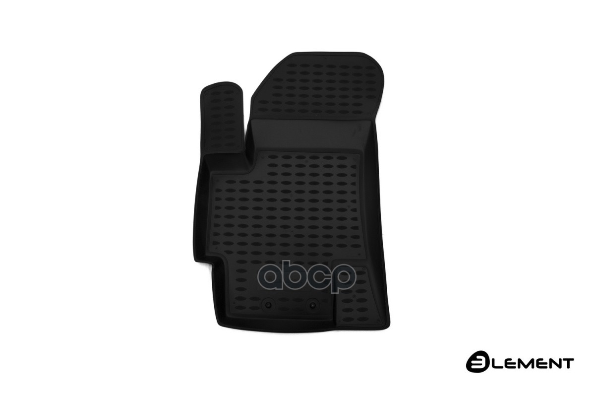 Коврик в салон для KIA Rio (II, IIp) 2005-2011, передний левый, 1 шт. (полиуретан) / Киа Рио ELEMENT арт. ELEMENT2502210FL