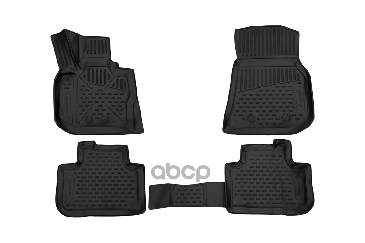 Коврики 3D в салон для BMW X4, II (G02) 2018- внедорожник, 4шт. (полиуретан) / БМВ Х4 ELEMENT арт. ELEMENT3D02037210k