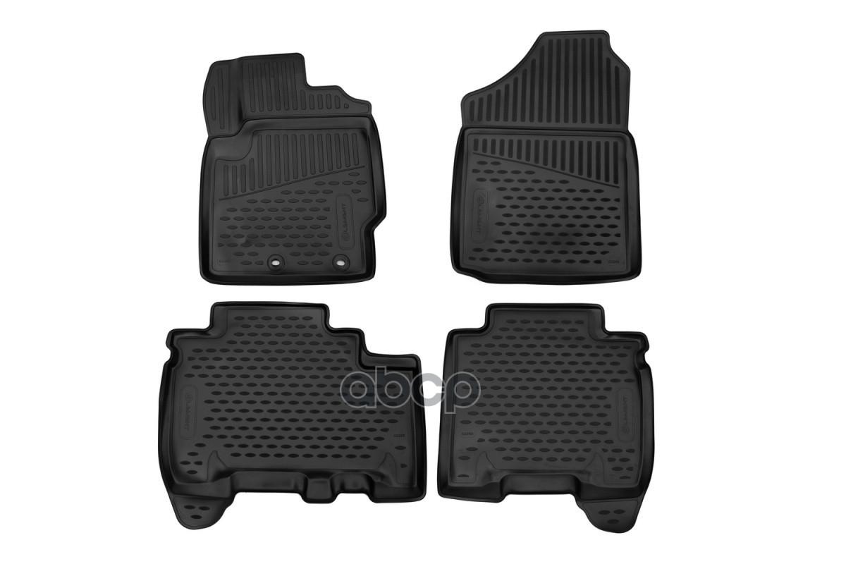 Коврики 3D в салон для TOYOTA Ractis (II) 2010-2016, 2WD, правый руль хэтчбек, 4шт. (полиуретан) / Тойота Рактис ELEMENT арт....