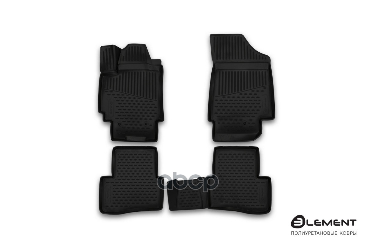 Коврики 3D в салон для HYUNDAI Creta (I, Ip), 2016-2021, 4 шт. (полиуретан) / Хендай Крета ELEMENT арт. ELEMENT3D2063210k