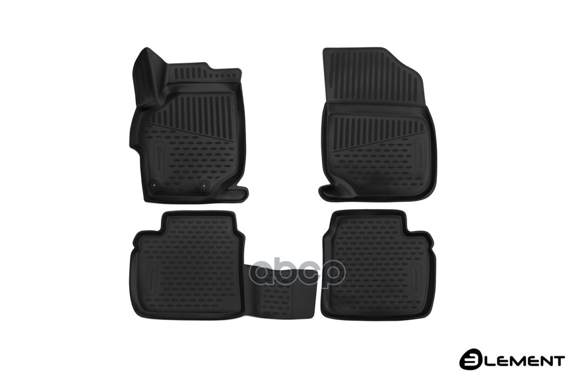 Коврики 3D в салон PEUGEOT 301, 2013-, 4 шт. (полиуретан) / Пежо ELEMENT арт. ELEMENT3D3824210k