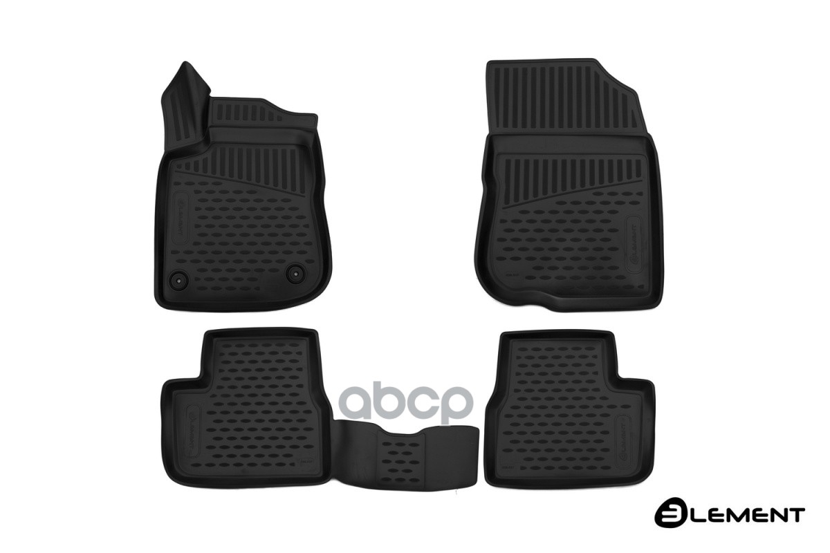 Коврики 3D в салон PEUGEOT 2008, 2014-, 4 шт. (полиуретан) / Пежо ELEMENT арт. ELEMENT3D3827210k