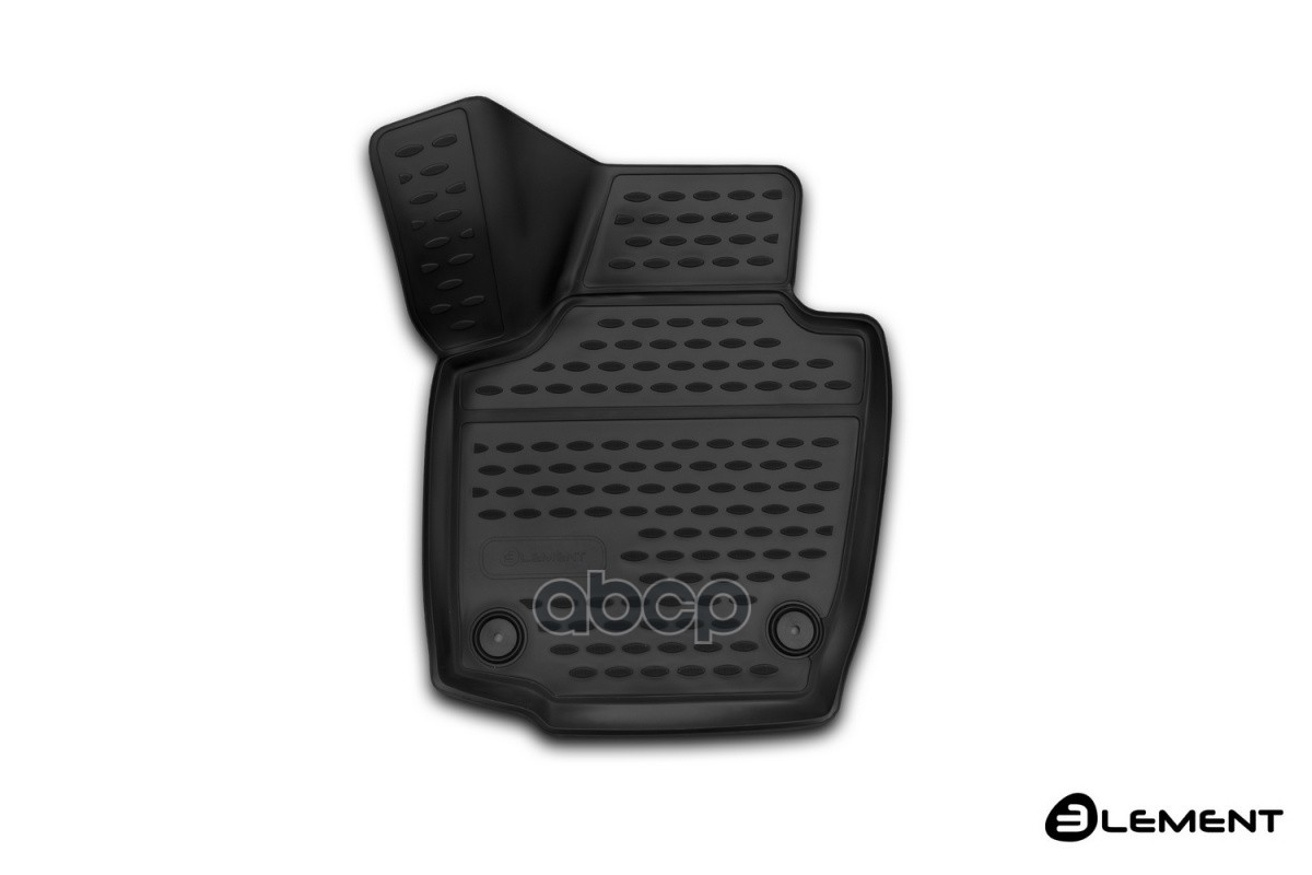 Коврик 3D в салон для SKODARapid (I, Iр, II), 2013-2020, 2020-, передний левый, 1 шт. (полиуретан) / Шкода Рапид ELEMENT арт....