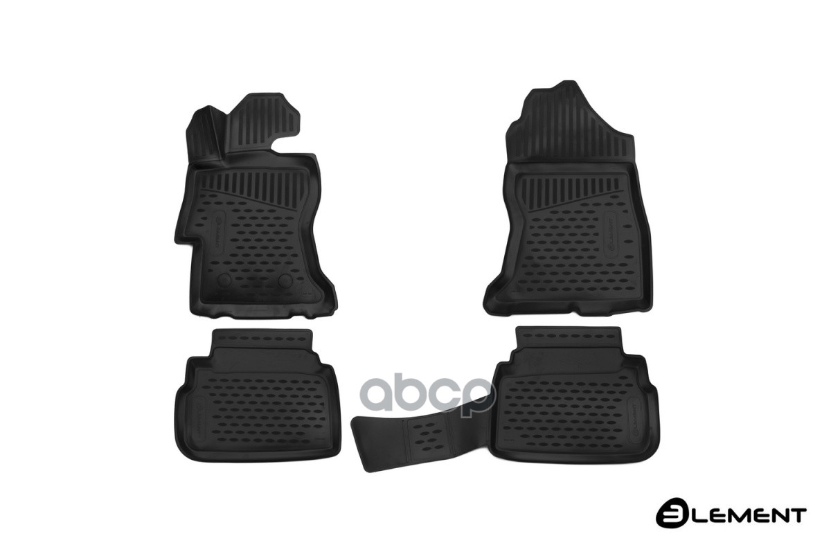 Коврики 3D в салон SUBARU XV, 2017-, 4 шт. (полиуретан) / Субару Хв ELEMENT арт. ELEMENT3D4622210k