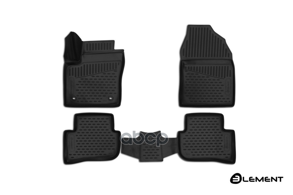 Коврики 3D в салон для TOYOTA C-HR, 2016-, 4WD, SUV, 4 шт. / Тойота Схр ELEMENT арт. ELEMENT3D48129210k