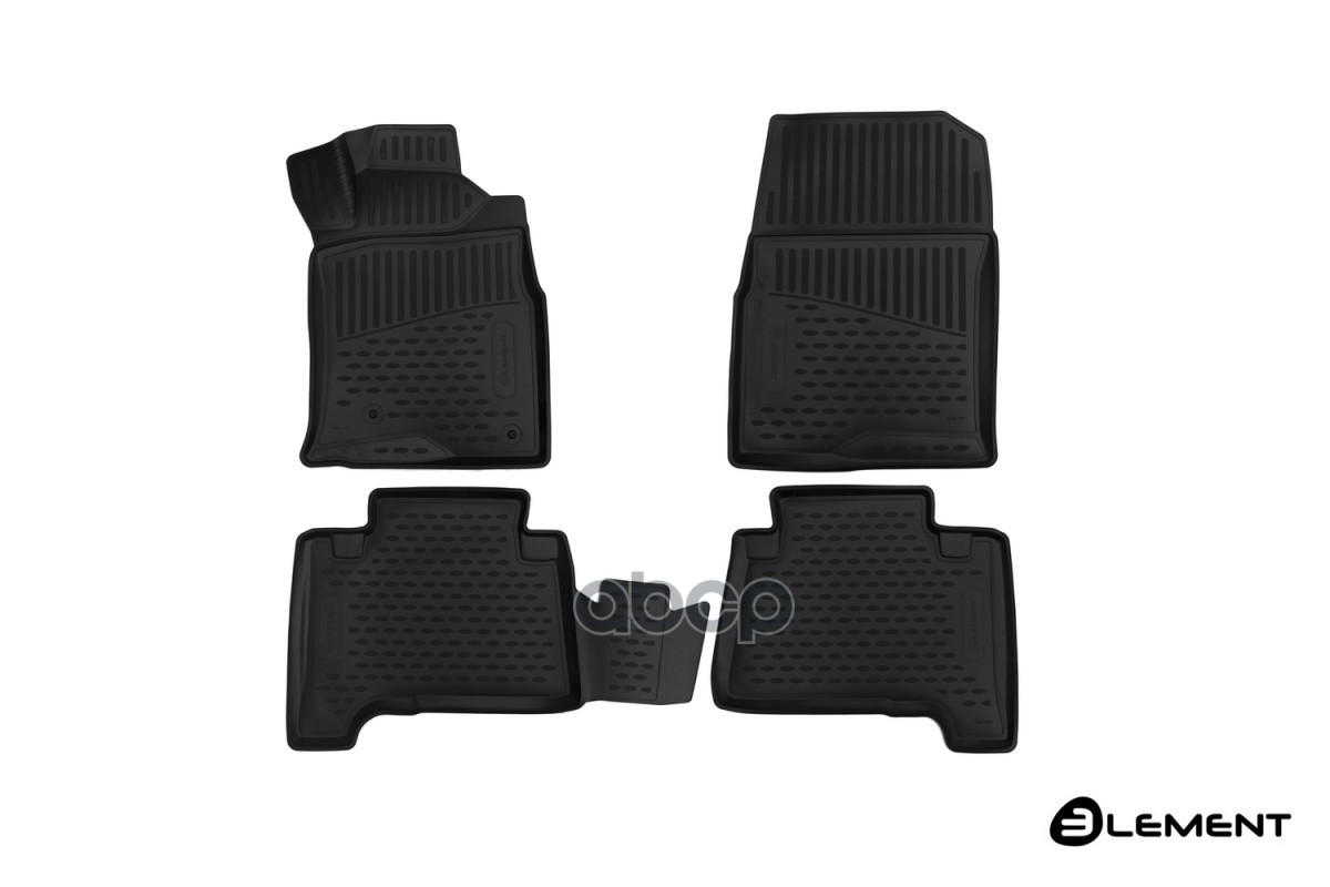 Коврики 3D в салон TOYOTA Hilux Surf, 2002-2009, внедорожник, П.Р., 4 шт. (полиуретан) / Тойота Хайлюкс ELEMENT арт. ELEMENT3...