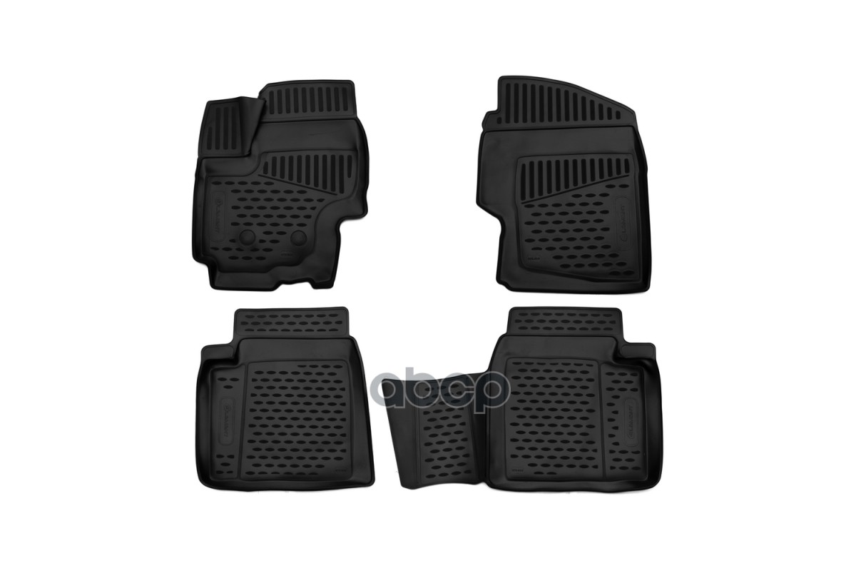 Коврики 3D в салон LIFAN X70, 2018-, кросс., 4 шт. (полиуретан) / Лифан Х70 ELEMENT арт. ELEMENT3D7314210k