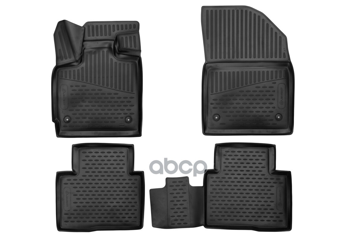 Коврики 3D в салон для EXEED TXL (I) 2019-2021, внедорожник, 4шт. (полиуретан) / Эксид ТХЛ ELEMENT арт. ELEMENT3DA0N008210k