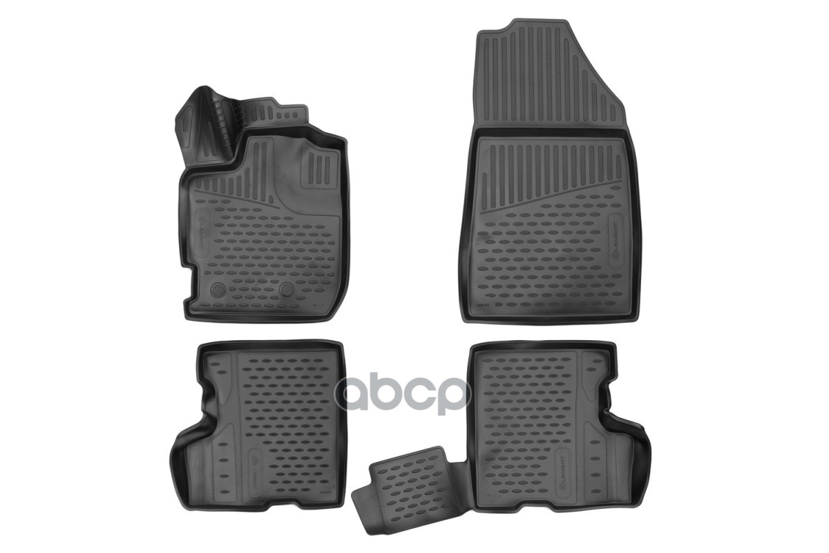 Коврики 3D в салон для RENAULT Duster II 2021 - , 4шт. (полиуретан) / Рено Дастер ELEMENT арт. ELEMENT3DA0N202210k