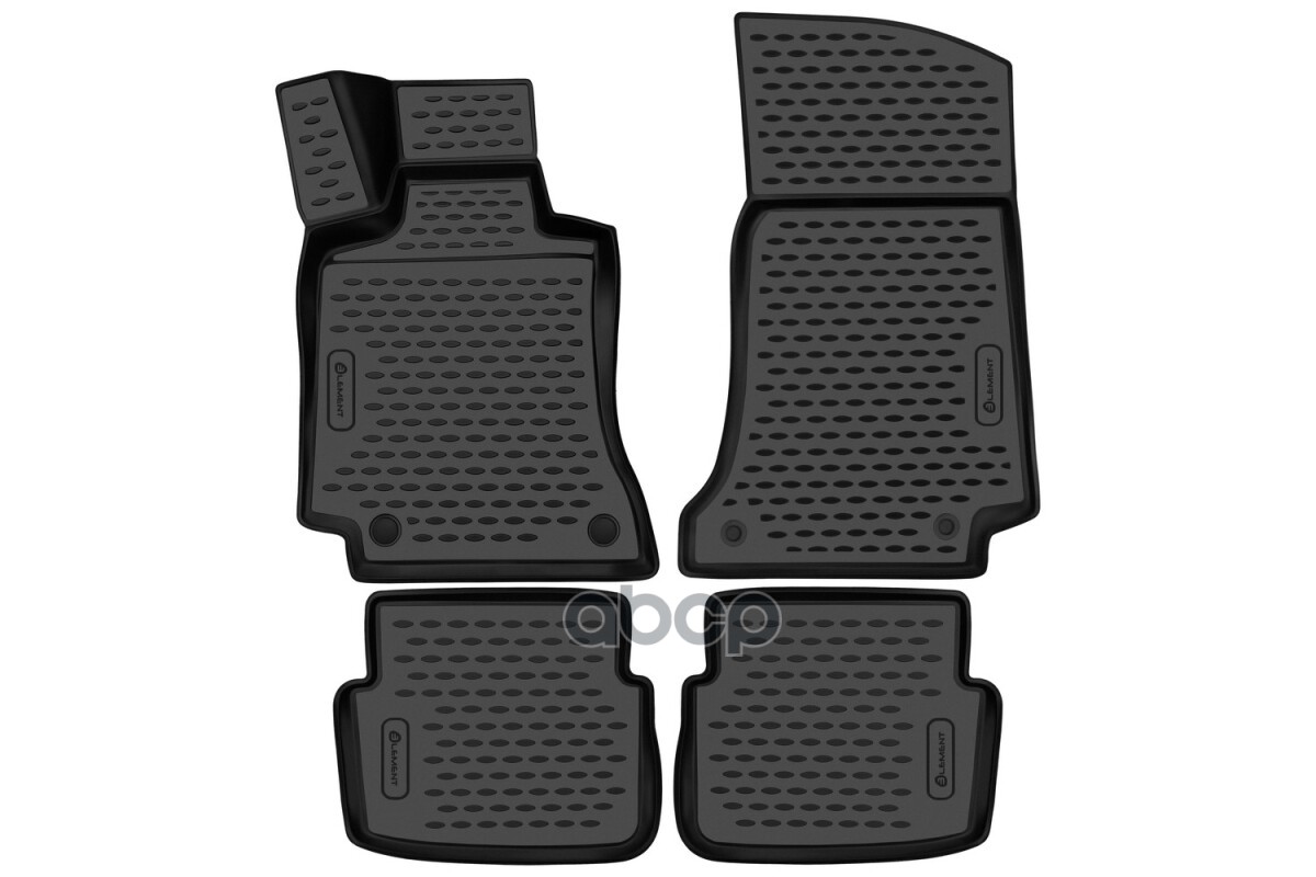 Коврики 3D в салон для MERCEDES-BENZ C-klasse (W205 рестайлинг) 2018-2021, USA, Купе, 4шт. (полиуретан) / Мерседес Бенц С кла...