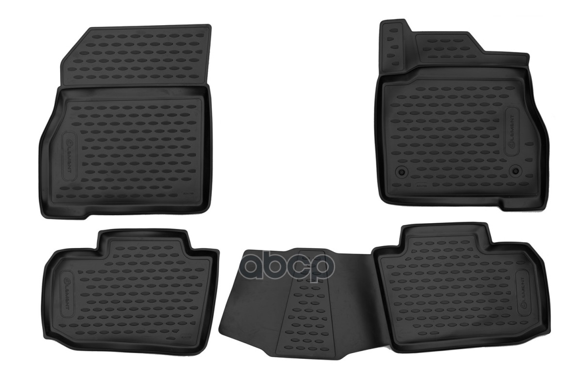 Коврики 3D в салон для NISSAN Leaf (II) 2017-н.в., правый руль хб, 5дв., 4шт. (полиуретан) / Ниссан Лиф ELEMENT арт. ELEMENT3...