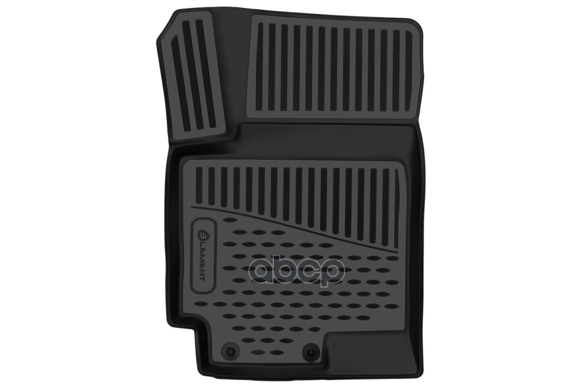 Коврик 3D в салон для HYUNDAI Solaris (II, IIр) 2017-, передний левый, 1шт. (полиуретан) / Хендай Солярис ELEMENT арт. ELEMEN...