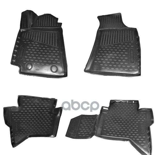 Коврики 3D в салон для JAC T8 Pro 2020 - 4шт. (полиуретан) / Джак Т8 Про ELEMENT арт. ELEMENT3DA70345210k