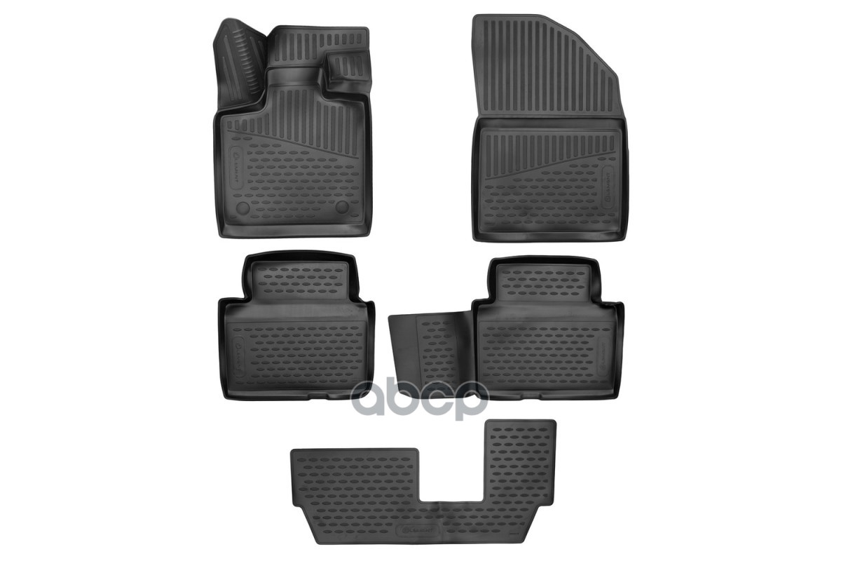 Коврики 3D в салон для EXEED VX 2021- Кроссовер, 5шт. (полиуретан) / Эксид ВХ ELEMENT арт. ELEMENT3DAN0020210k