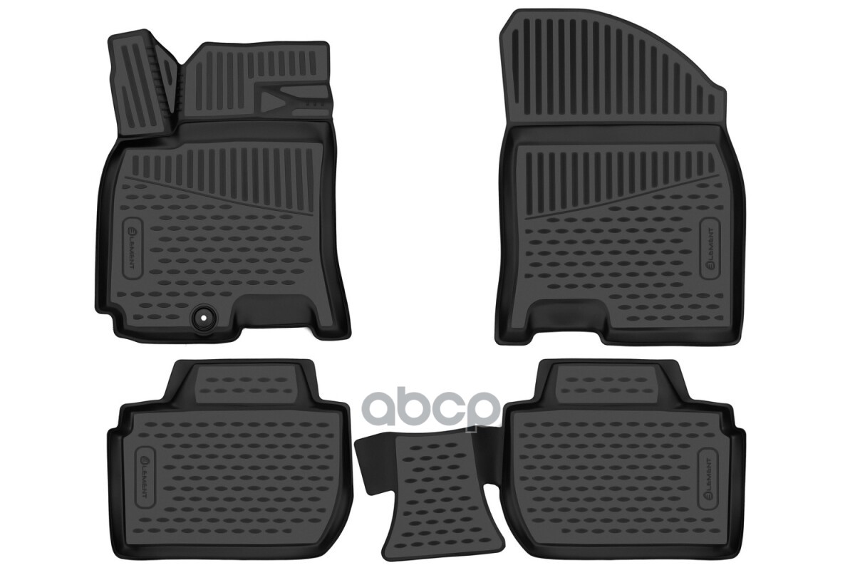 Коврики 3D в салон для BAIC U5 2023-, 4шт. (полиуретан) / Ю5 / БАИК Ю5 ELEMENT арт. ELEMENT3DAN0473210k