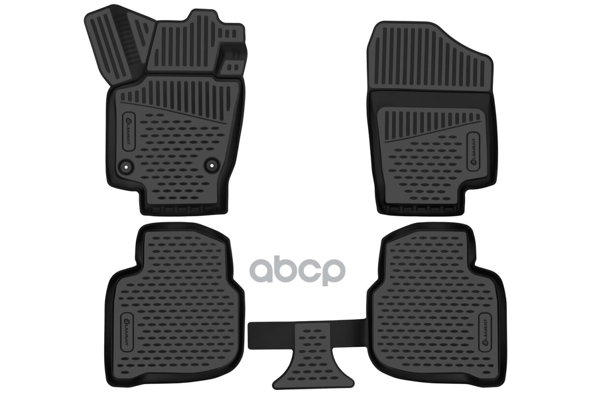 Коврики 3D в салон для JETTA VA3 2023 - 4шт. (полиуретан) / Джетта ВА3 ELEMENT арт. ELEMENT3DAN0571210k