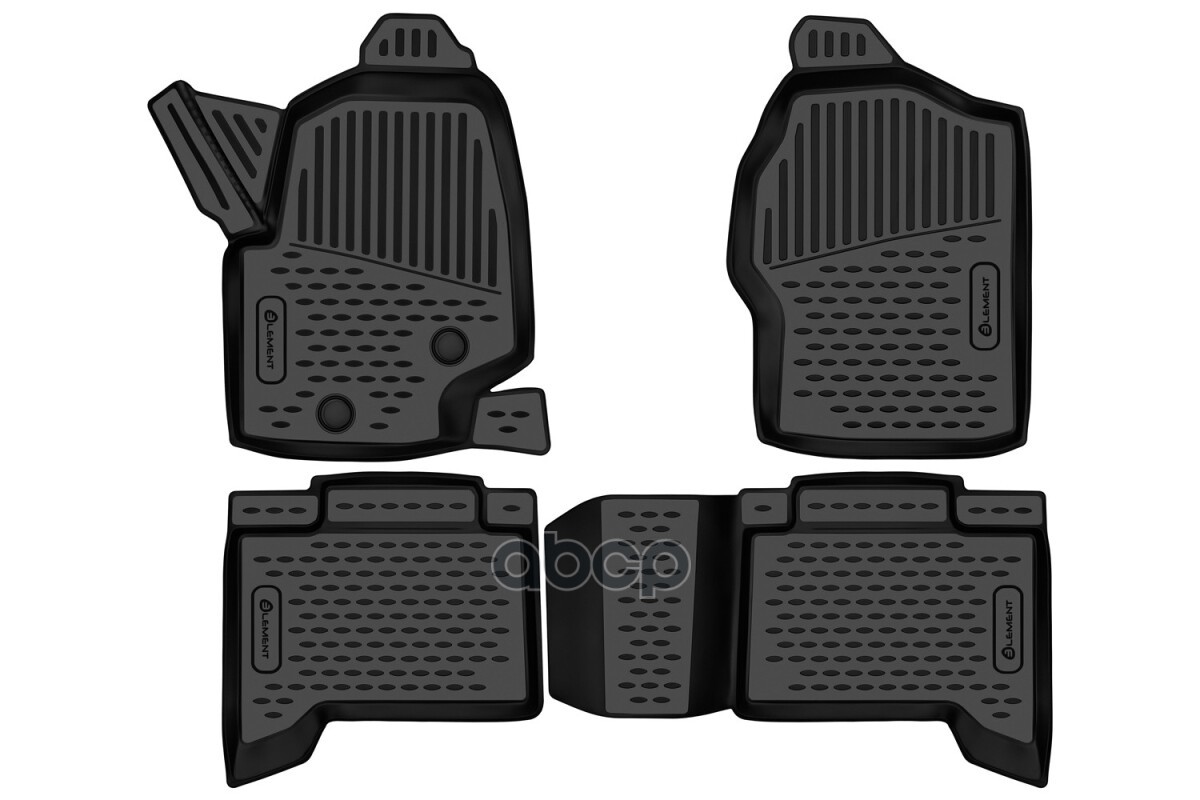 Коврики 3D в салон для BAIC BJ40 2023 - 4шт. (полиуретан) / Би Джей 40 / БАИК Би Джей 40 ELEMENT арт. ELEMENT3DAN0609210k