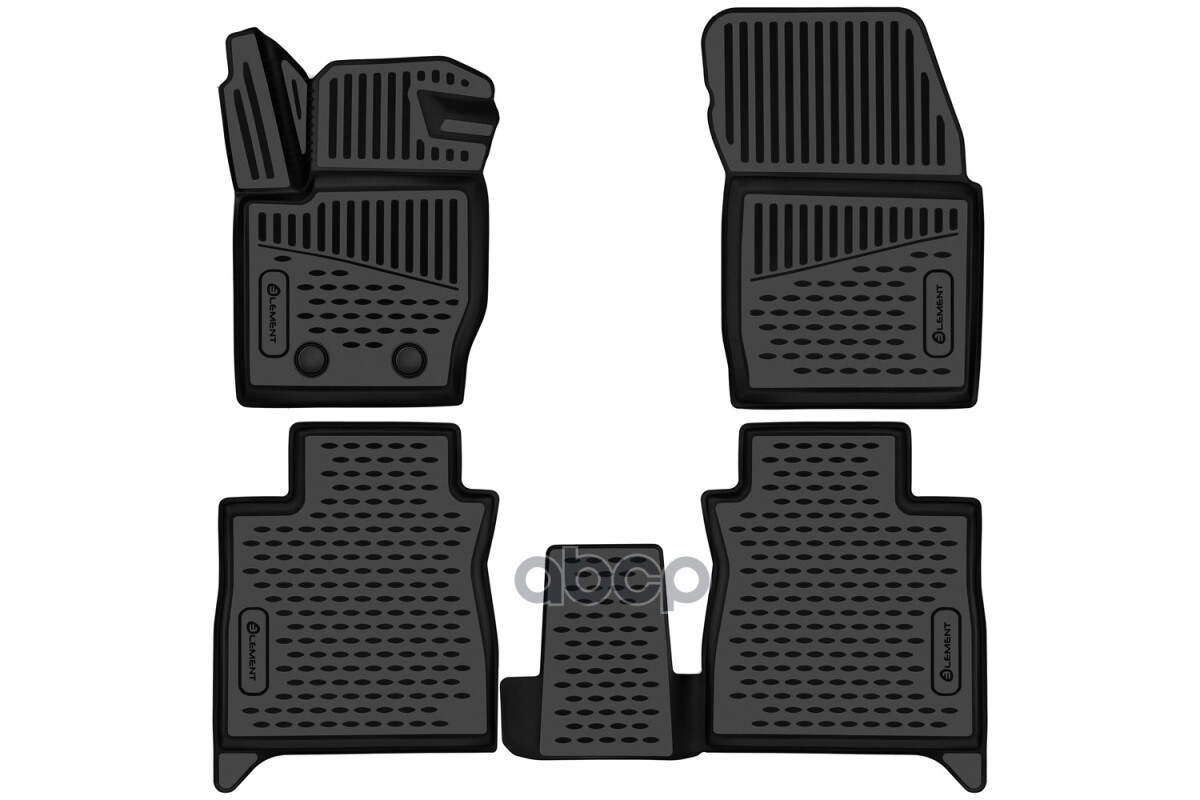 Коврики 3D в салон для HAVAL H5 2024 - 4шт. (полиуретан) / Хавал Н5 ELEMENT арт. ELEMENT3DAN0718210k