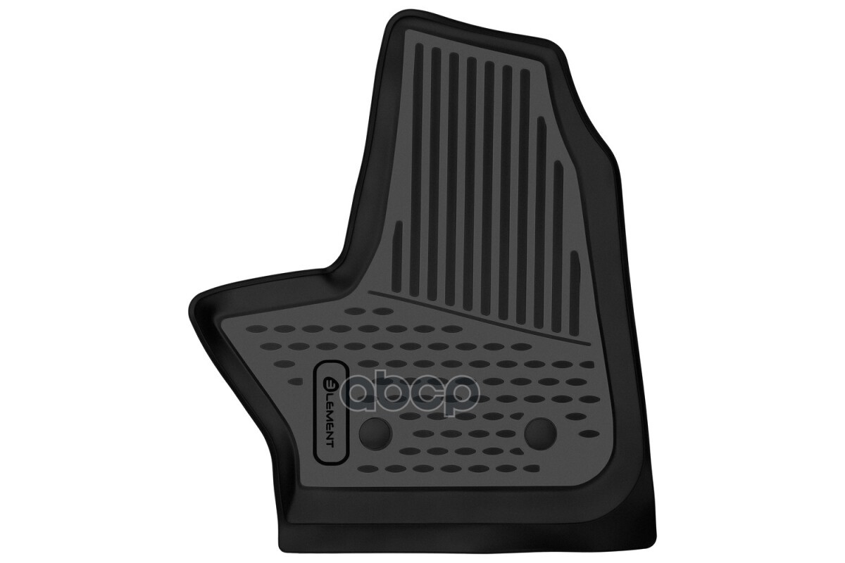 Коврик в салон Газель Next, 2016- (дистанционный привод ручки КПП), передний левый, 1 шт. (полиуретан) / Газель некст ELEMENT...