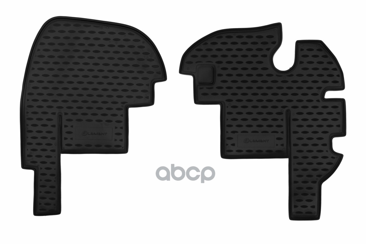 Коврики в салон для УАЗ 2206, 2020-, фург., 2шт. (полиуретан) ELEMENT арт. ELEMENTA0N056210.F
