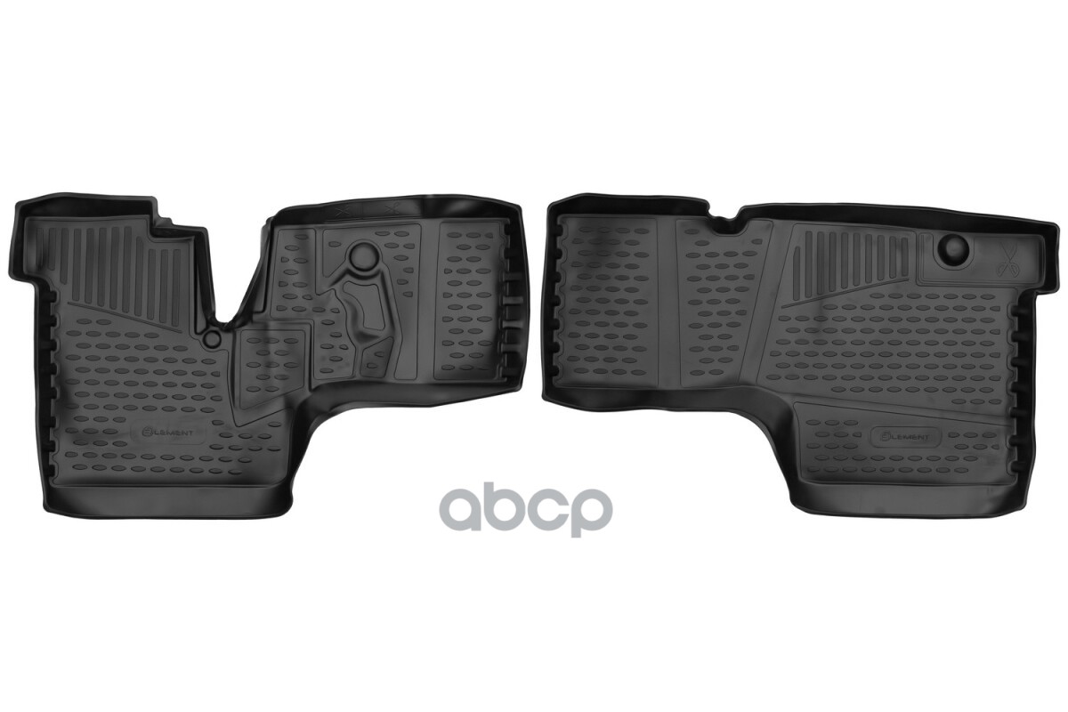 Коврики в салон для КАМАЗ 5308 2007-, 2шт. (полиуретан) ELEMENT арт. ELEMENTAN0164210.F