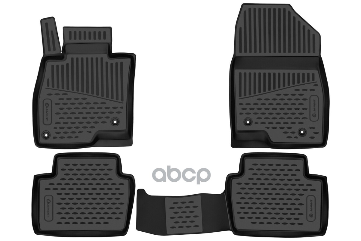 Коврики в салон для MAZDA CX-4 (I, Ir) 2016-, 4шт. (полиуретан) / Мазда СХ-4 ELEMENT арт. ELEMENTAN0468210k