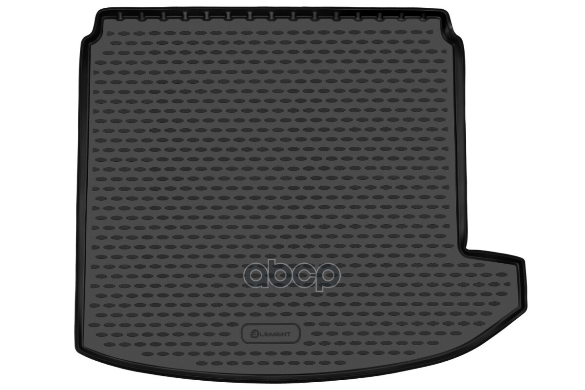 Коврик в багажник для CHERY TIGGO 8 Pro E+, 2023-, гибрид, 7 мест, 3 ряд сложен, 1шт. (полиуретан) / Черри Тигго 8 Про Е ELEM...