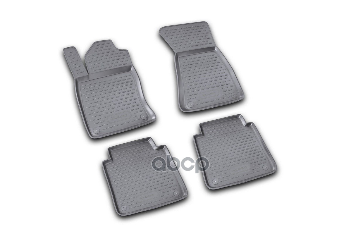 Коврики в салон AUDI A-8 Long 02/2002-2009, 4 шт. (полиуретан) / Ауди А8 ELEMENT арт. NLC.04.13.210k