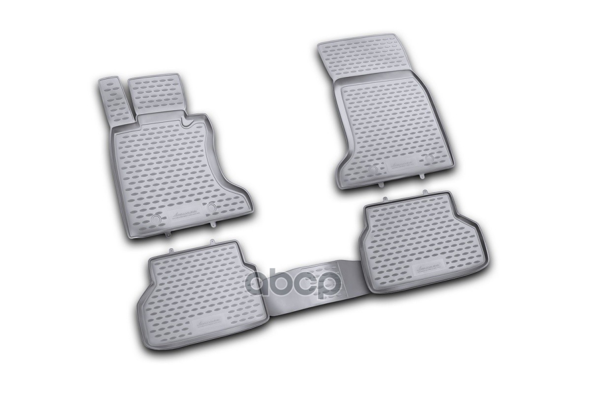 Коврики в салон BMW 5 2003-2010, 4 шт. (полиуретан) / БМВ Пятерка ELEMENT арт. NLC.05.09.210k