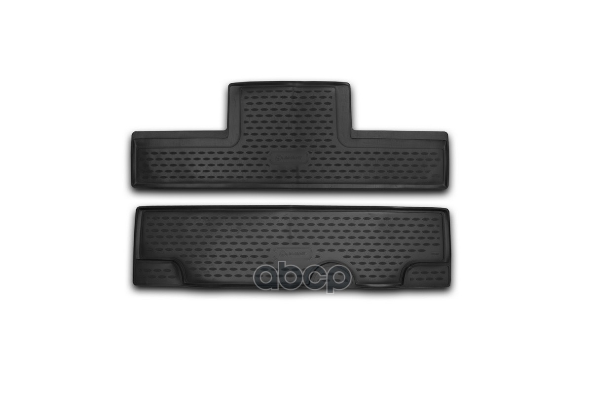 Коврики в салон CADILLAC Escalade, 2015-, 3 ряд, диван, 2 шт. (полиуретан) / Кадиллак Эскалейд ELEMENT арт. NLC.07.09.210