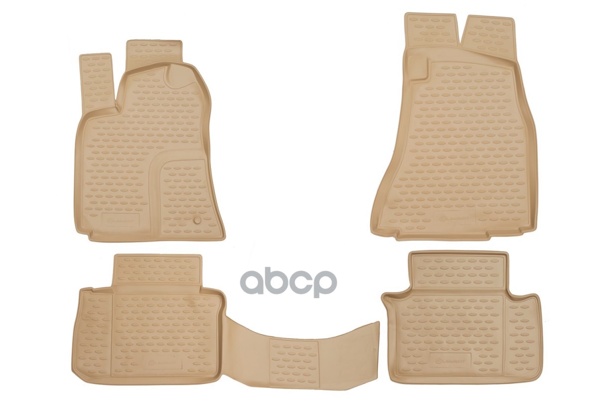 Коврики В Салон Chrysler 300C 2004-2012, 2Wd, 4 Шт. (Полиуретан, Бежевые) / Крайслер 300С ELEMENT арт. NLC.09.03.212