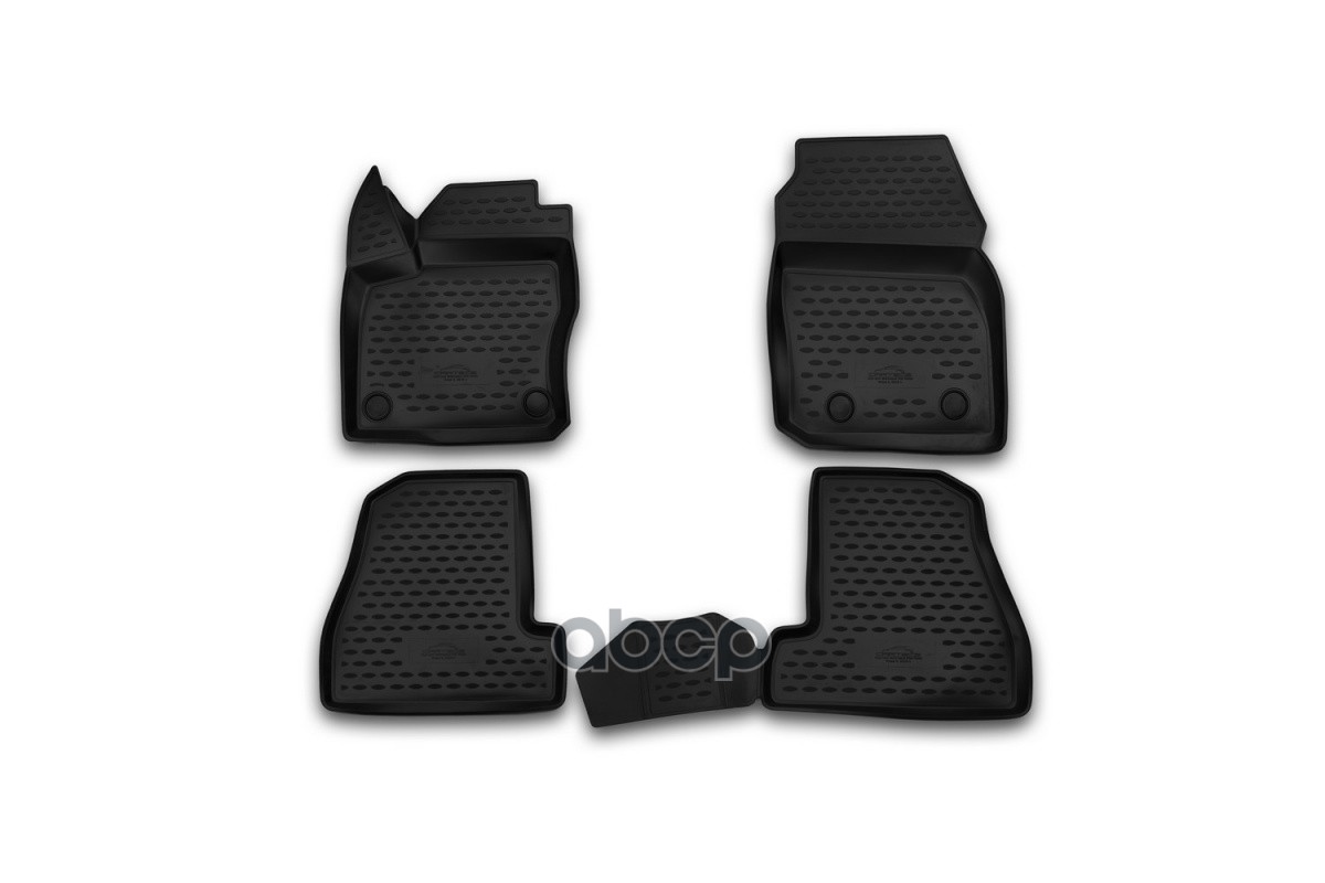Коврики в салон FORD Focus II 2004-2011, 1-й ряд, 2шт. (полиуретан) / Форд Фокус ELEMENT арт. NLC.16.03.210f