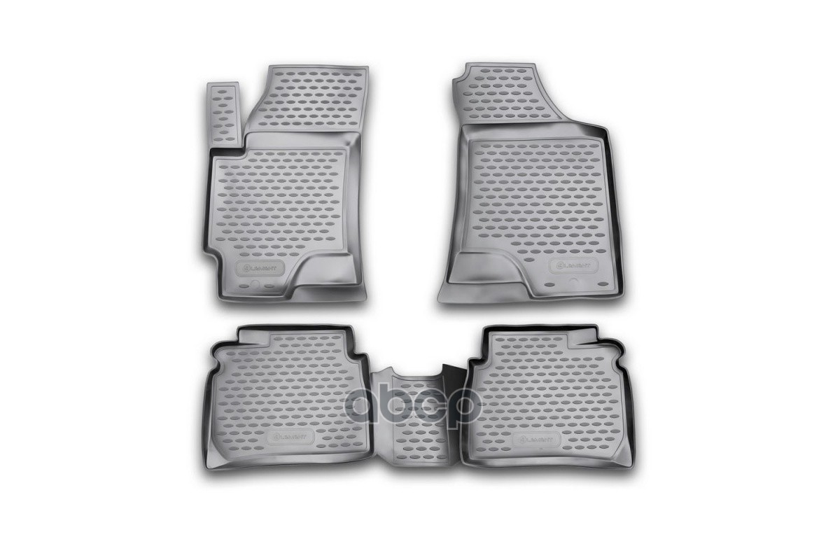 Комплект Резиновых Автомобильных Ковриков В Салон Hyundai Elantra Xd, 2001-2006, 4 Шт. (Полиуретан) ELEMENT арт. NLC2007210