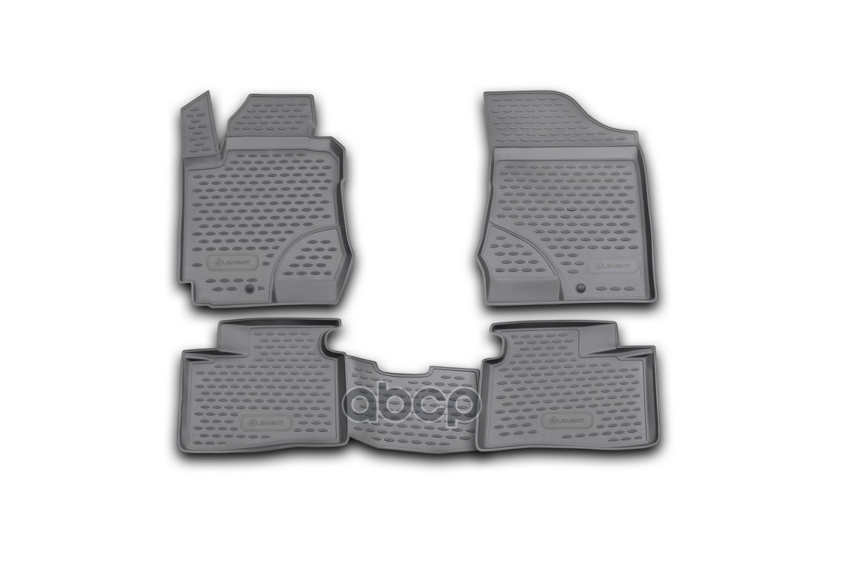 Коврики в салон HYUNDAI i30 2007-, 4 шт. (полиуретан) / Хендай Ай30 ELEMENT арт. NLC.20.28.210h