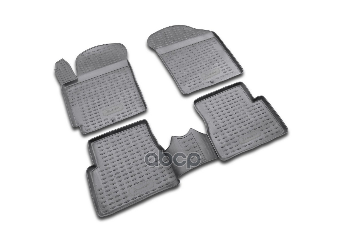 Коврики в салон KIA Picanto 2004-2011, 4 шт. (полиуретан) / Киа Пиканто ELEMENT арт. NLC.25.08.210