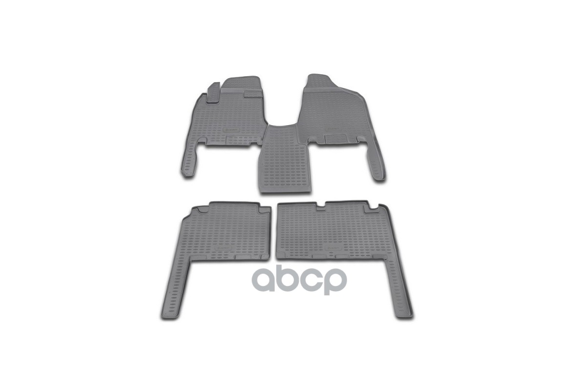 Коврики в салон для KIA Carnival (II), 2006-2014, АКПП4,  шт. (полиуретан) / Киа Карнивал ELEMENT арт. NLC.25.16.210