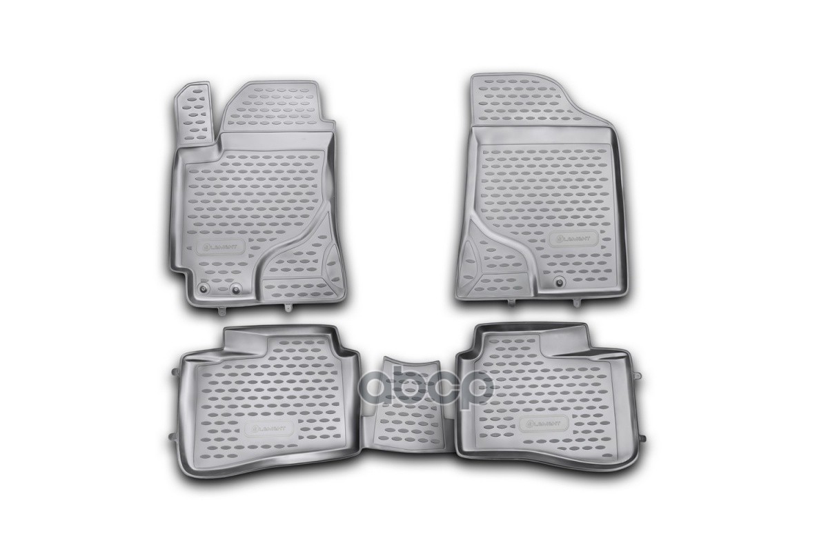 Коврики в салон KIA Cerato 2009-2013, 4 шт. (полиуретан) / Киа Серато ELEMENT арт. NLC.25.26.210h