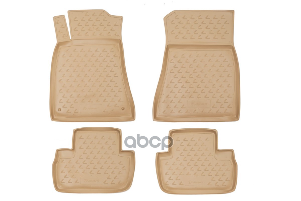 Коврики в салон LEXUS IS250 2005-, 4 шт. (полиуретан, бежевые) / Лексус ИС ELEMENT арт. NLC.29.05.212