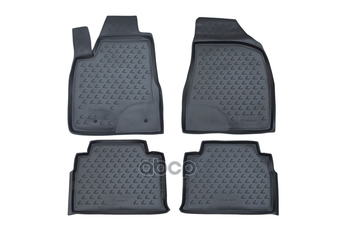 Коврики в салон LEXUS RX350 2003-2009, 4 шт. (полиуретан, серые) / Лексус РХ ELEMENT арт. NLC.29.09.211