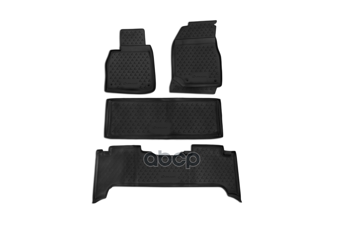 Коврики в салон LEXUS LX470 1998-2007, 4 шт. (полиуретан) / Лексус ЛХ ELEMENT арт. NLC.29.15.210k
