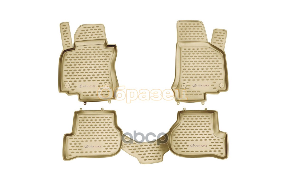 Коврики В Салон Lexus Es350 10/2010-2012 4 Шт. (Полиуретан, Бежевые) / Лексус Еs ELEMENT арт. NLC.29.18.212k