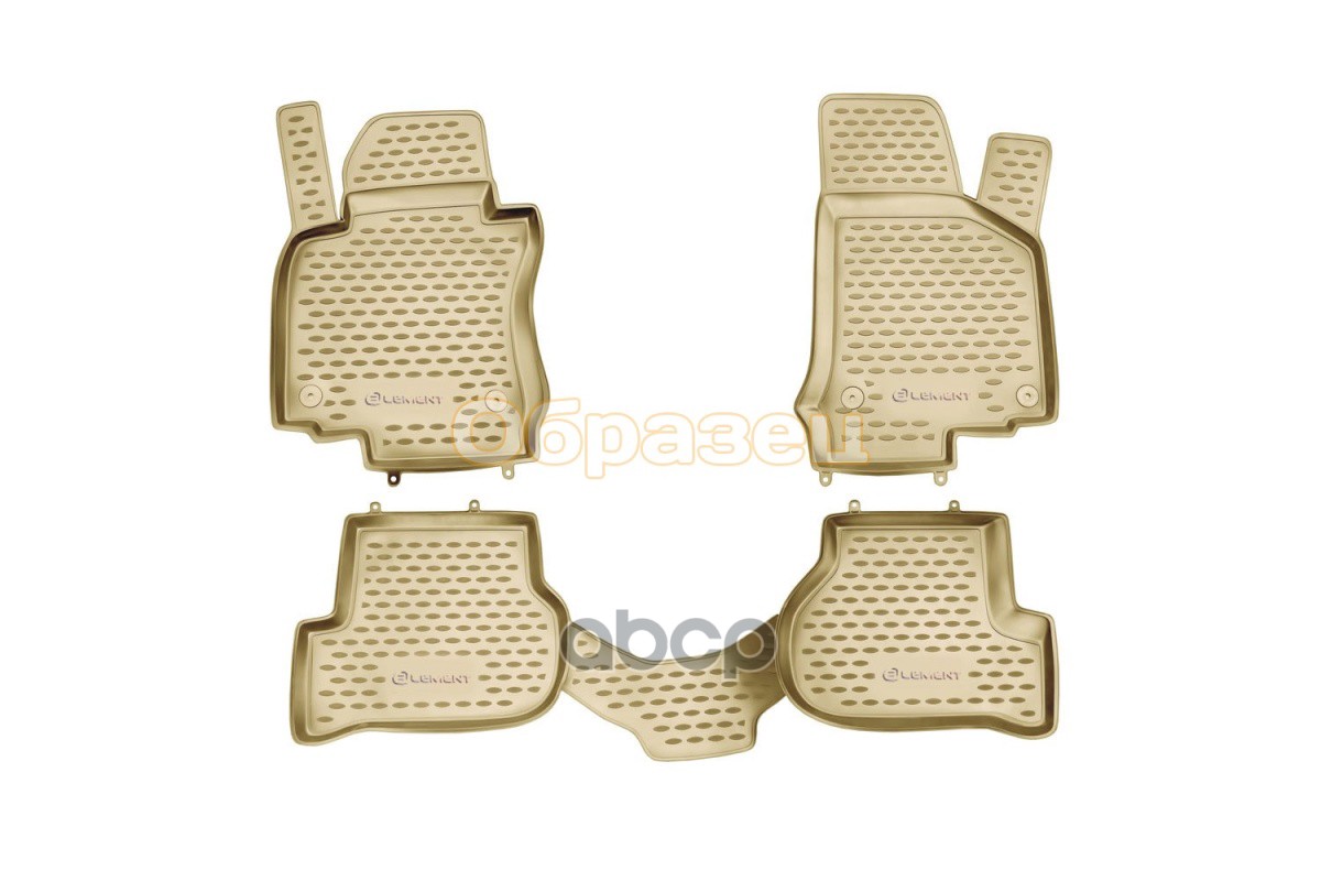 Коврики В Салон Lexus Ct200h, 2011-, 4 Шт. (Полиуретан, Бежевые) / Лексус Ст ELEMENT арт. NLC.29.19.212kh