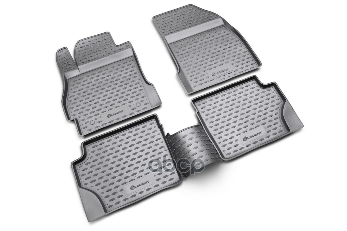 Коврики в салон для MAZDA 2 (DE,DE2) 2007-2014, 4 шт. (полиуретан) / Мазда ELEMENT арт. NLC.33.15.210k