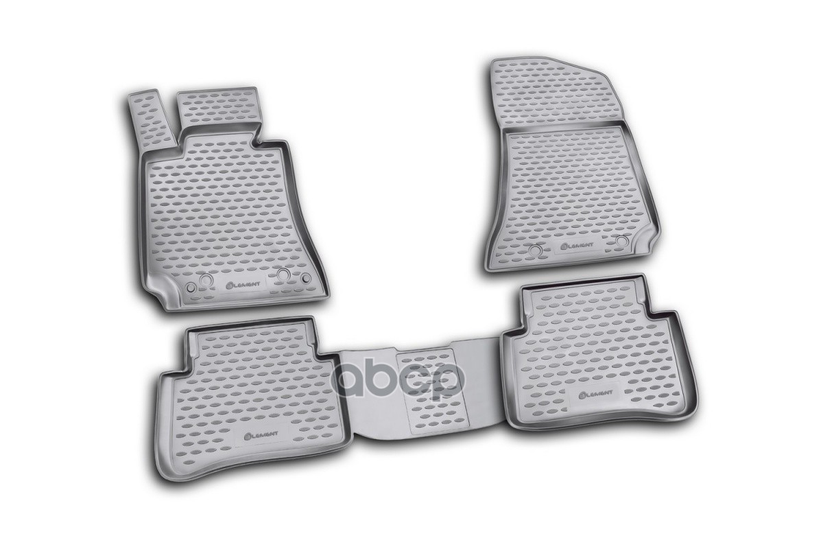 Коврики в салон MERCEDES-BENZ E-Class W212 2009-2016, 4 шт. (полиуретан) / Мерседес Бенц Е класс ELEMENT арт. NLC.34.16.210k