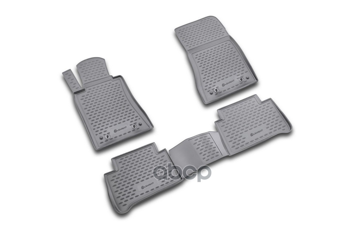 Коврики в салон MERCEDES-BENZ E-class W211 (задний привод), 2002-2009, 4 шт. (полиуретан) / Мерседес Бенц Е класс ELEMENT арт...